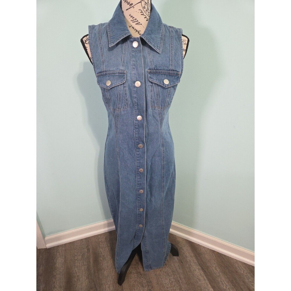 House of Harlow 1960 Light Blue Denim Dress extra small new with tags